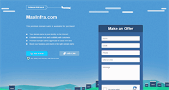 Desktop Screenshot of maxinfra.com