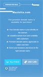 Mobile Screenshot of maxinfra.com